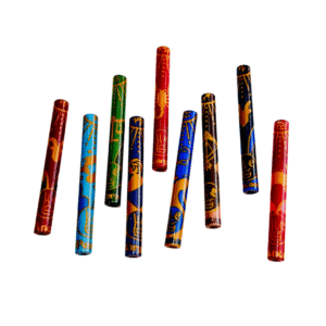 PITEIRAS EM VIDRO HIPPIE BONG SIGNOS 6MM - AQUARIO AZUL